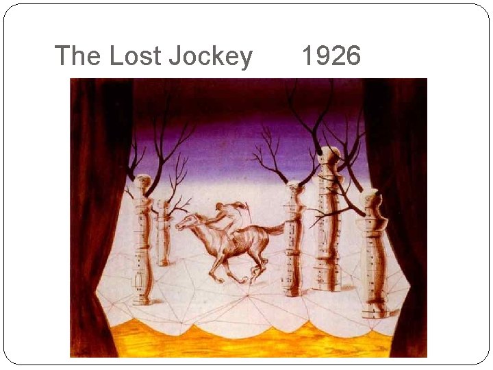 The Lost Jockey 1926 