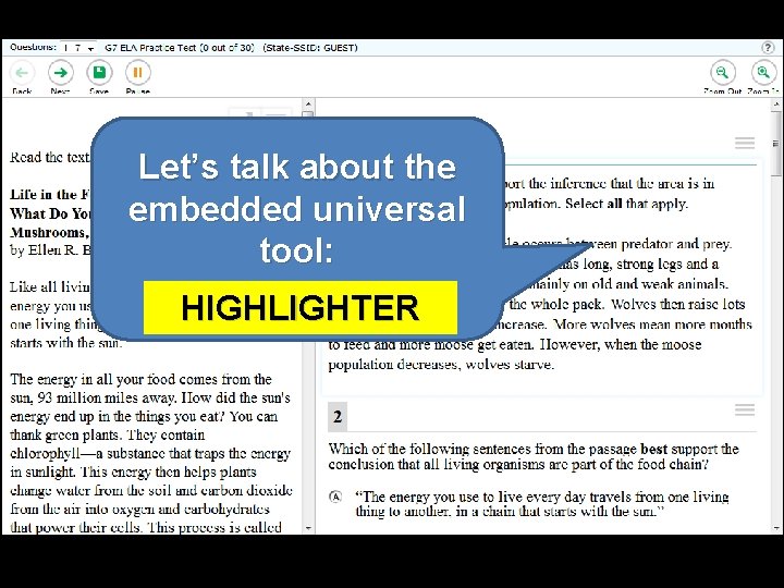 Let’s talk about the embedded universal tool: HIGHLIGHTER 