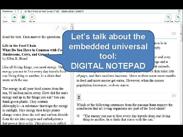Let’s talk about the embedded universal tool: DIGITAL NOTEPAD 