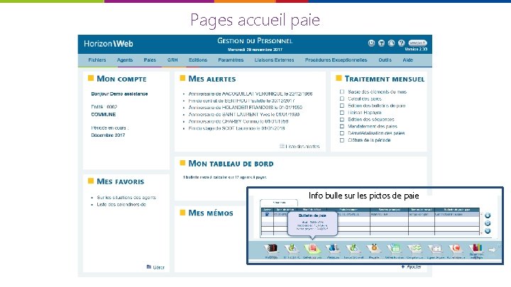 Pages accueil paie Info bulle sur les pictos de paie 