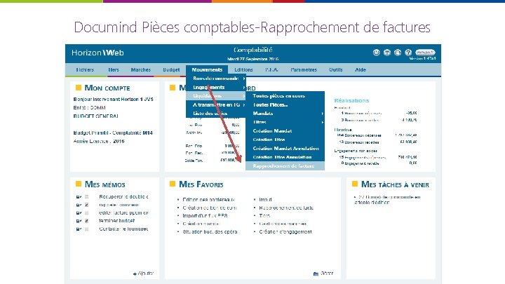 Documind Pièces comptables-Rapprochement de factures 