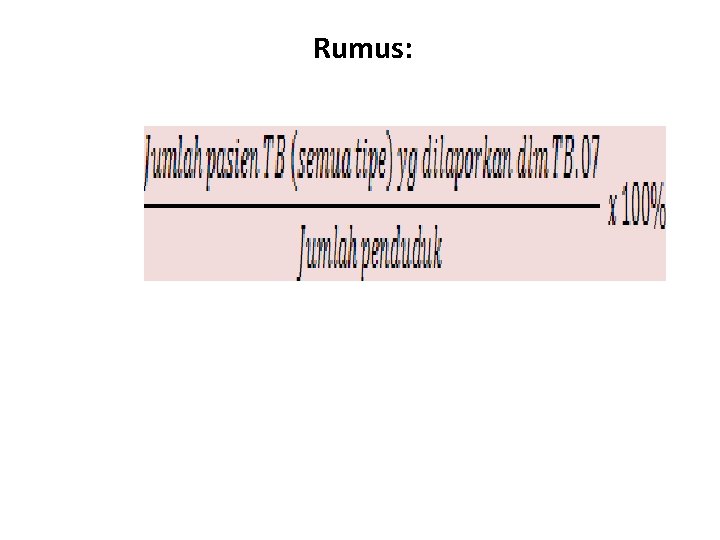 Rumus: 