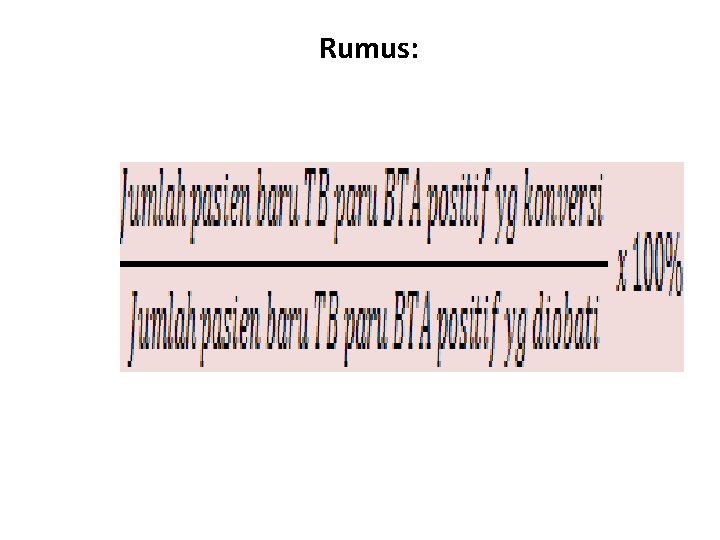 Rumus: 