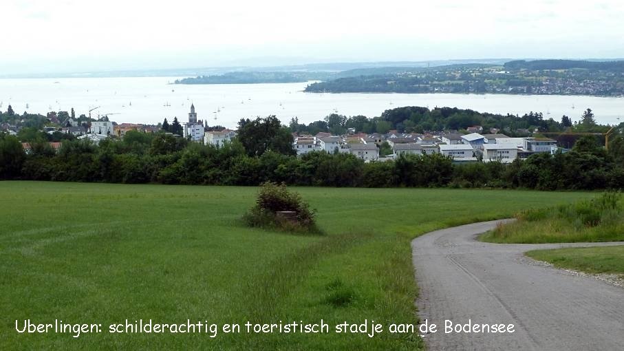 Uberlingen: schilderachtig en toeristisch stadje aan de Bodensee 