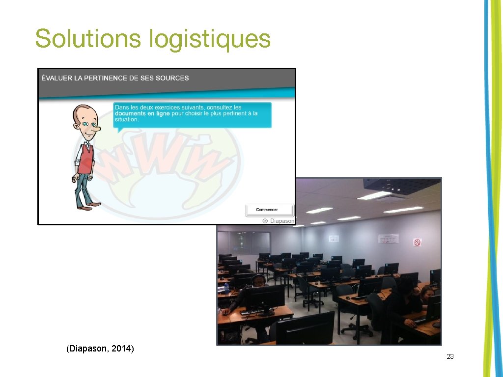 Solutions logistiques (Diapason, 2014) 23 