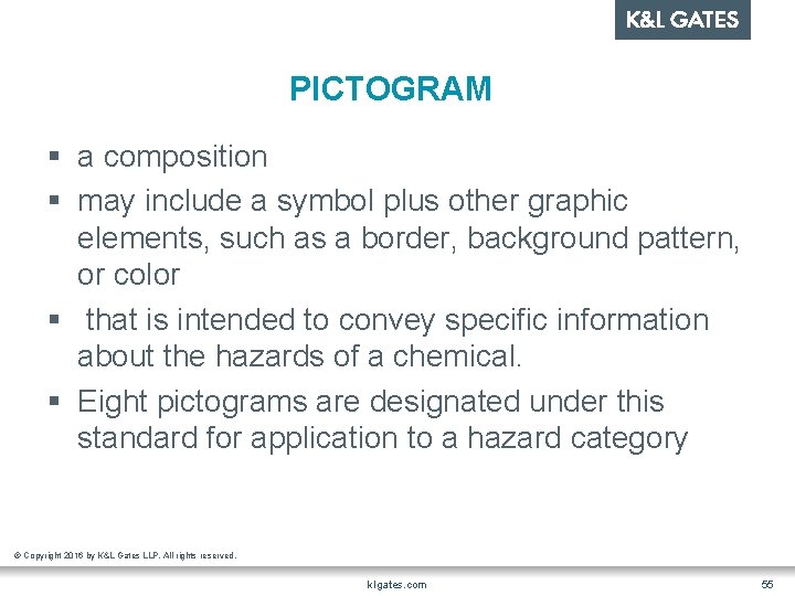 PICTOGRAM § a composition § may include a symbol plus other graphic elements, such