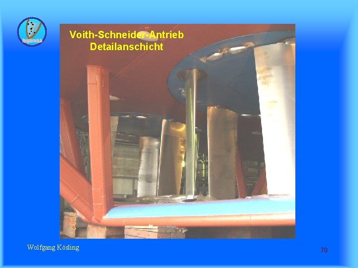 Voith-Schneider-Antrieb Detailanschicht Wolfgang Kösling 70 