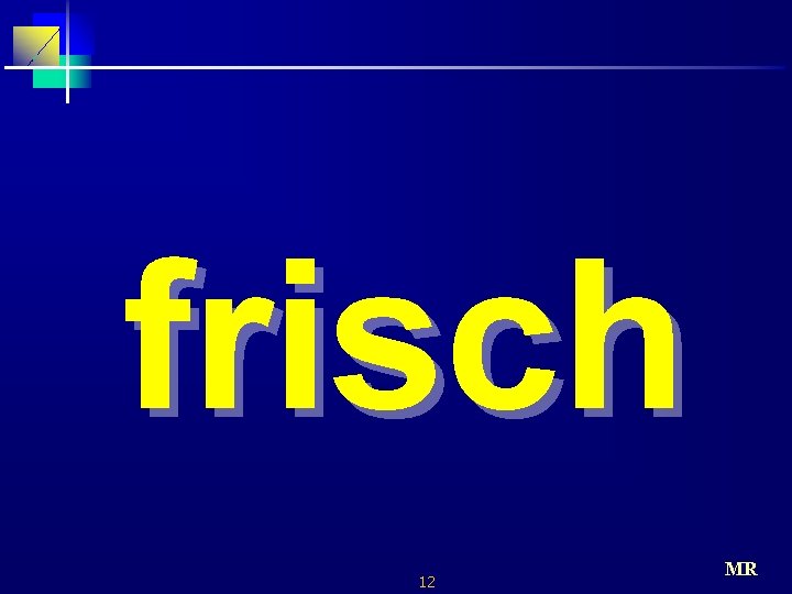 frisch 12 MR 