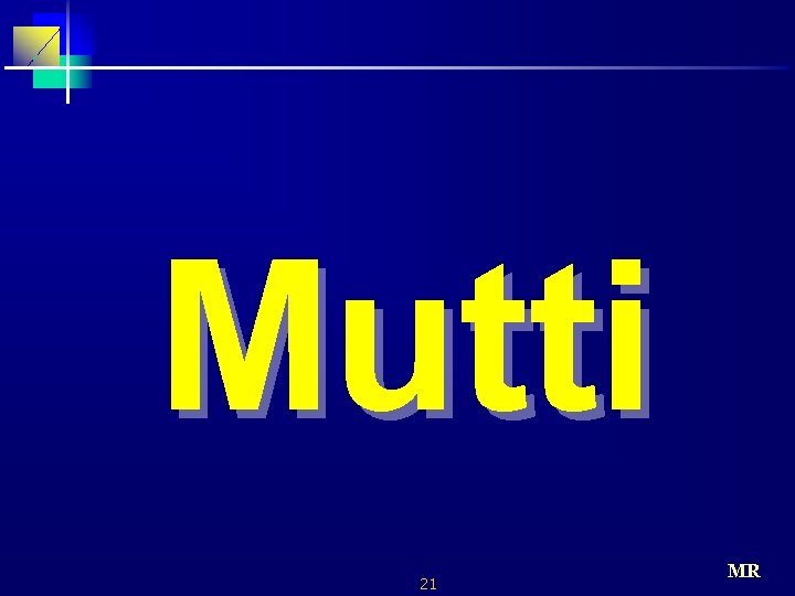 Mutti 21 MR 