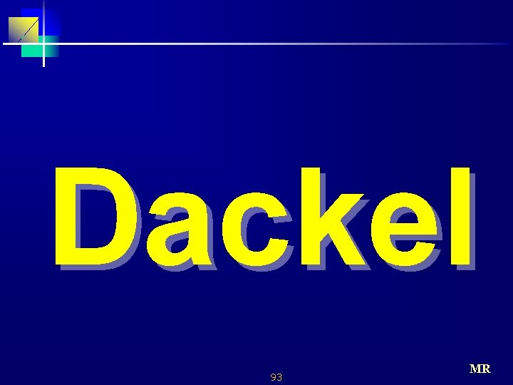 Dackel 93 MR 