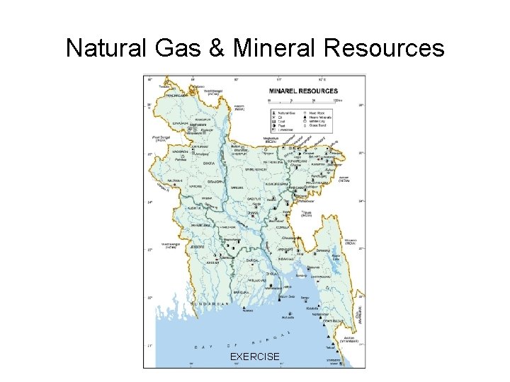 Natural Gas & Mineral Resources EXERCISE 