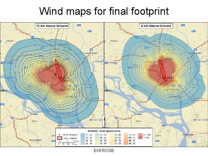 Wind maps for final footprint EXERCISE 