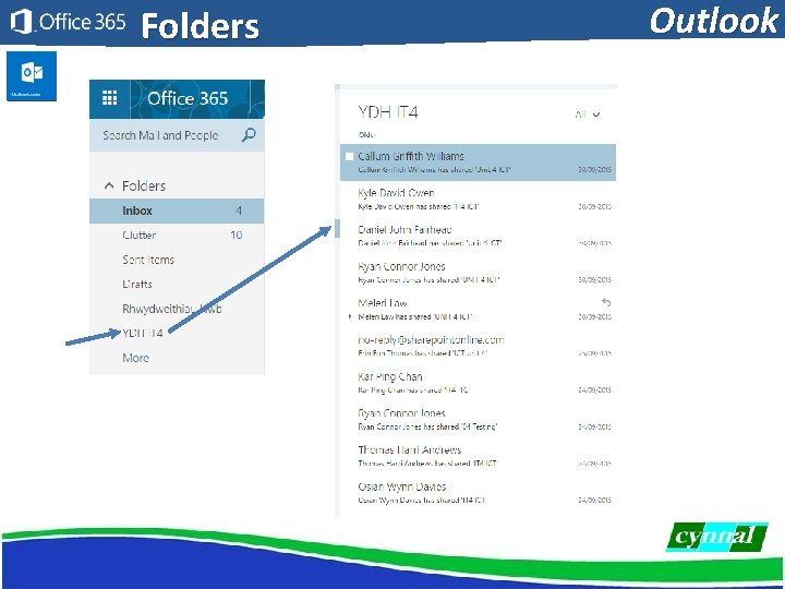 Folders Outlook 