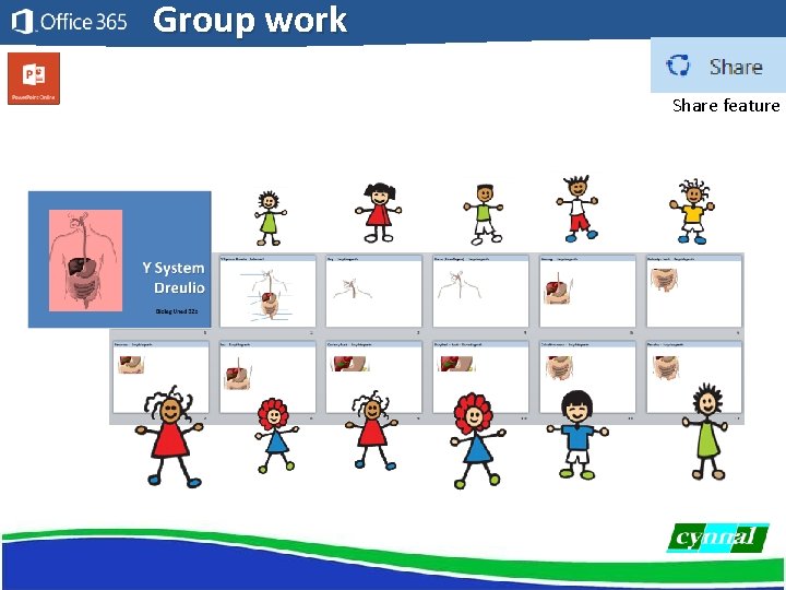 Group work Share feature 