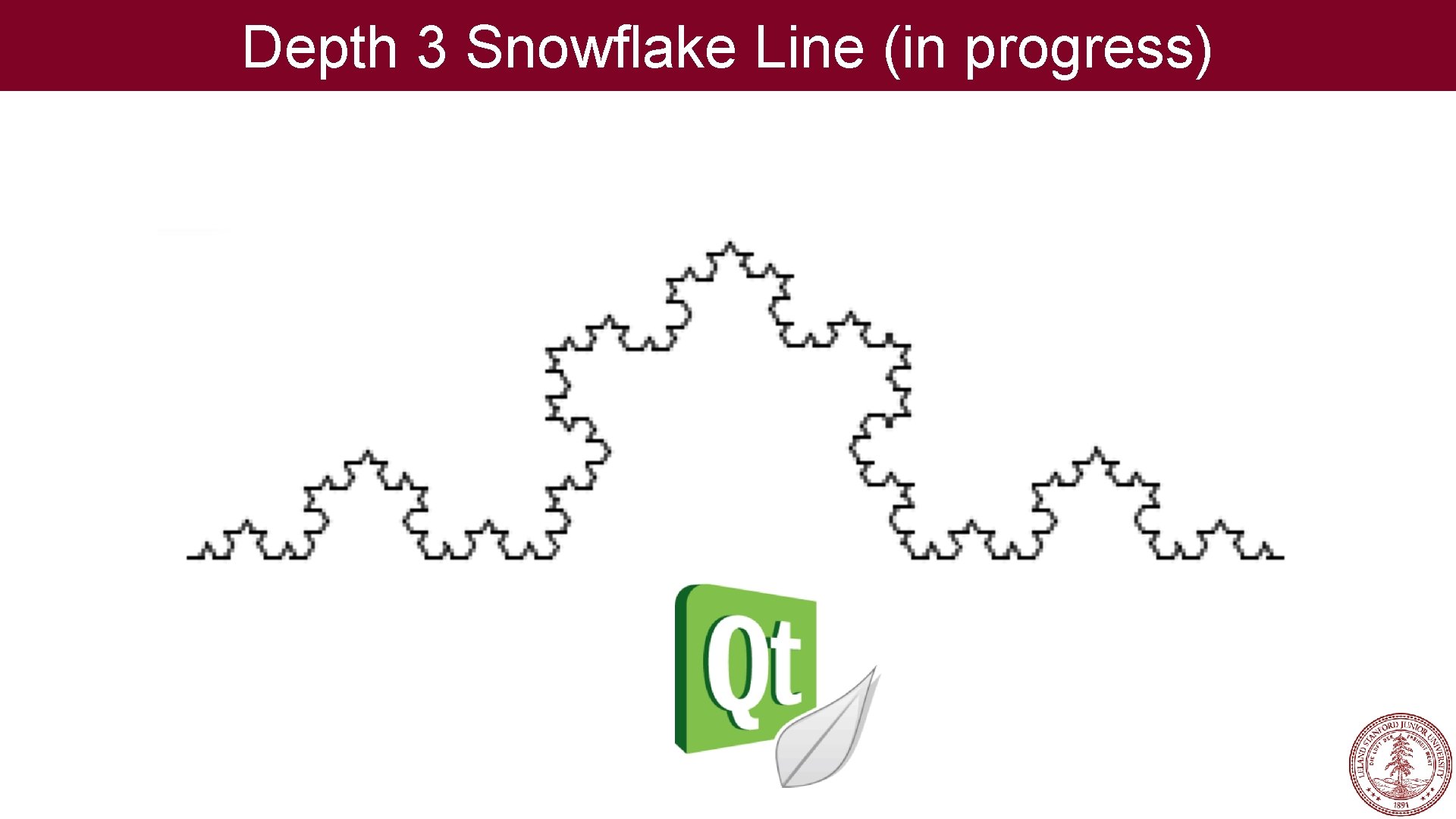 Depth 3 Snowflake Line (in progress) 