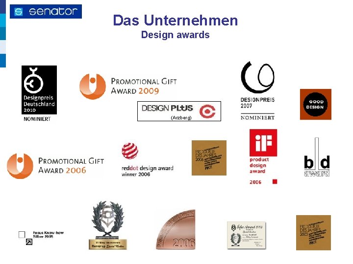 Das Unternehmen Design awards (Arzberg) 