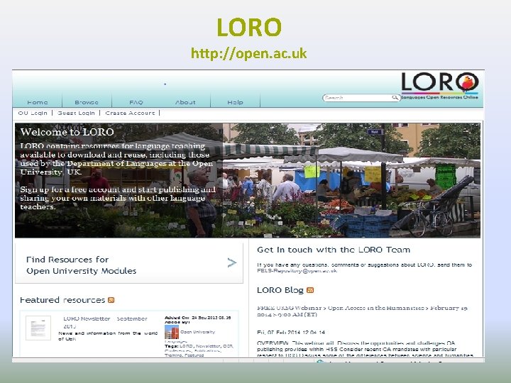 LORO http: //open. ac. uk 