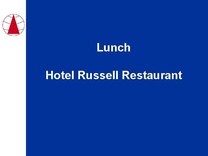 Lunch Hotel Russell Restaurant 