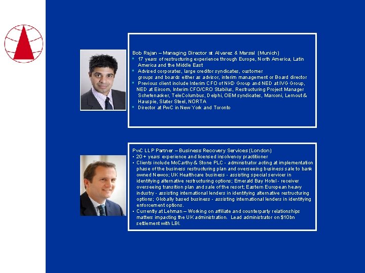 Bob Rajan – Managing Director at Alvarez & Marsal (Munich) • 17 years of