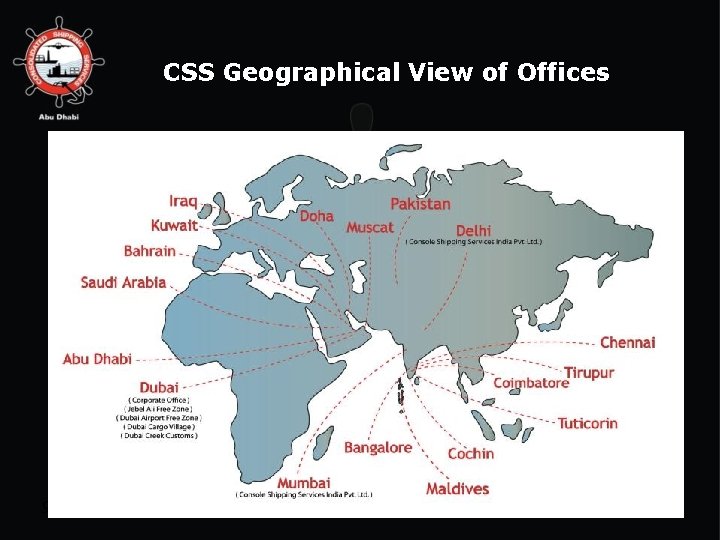 CSS Geographical View of Offices 9/17/2020 20 