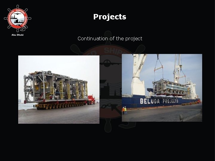 Projects Continuation of the project 