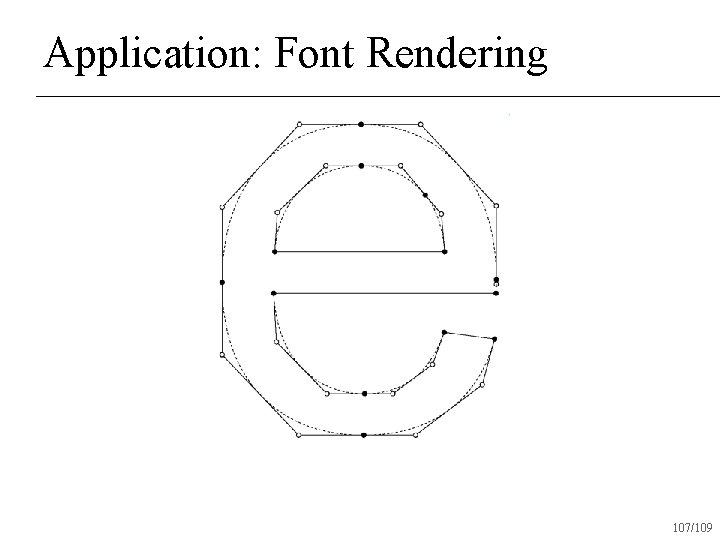 Application: Font Rendering 107/109 