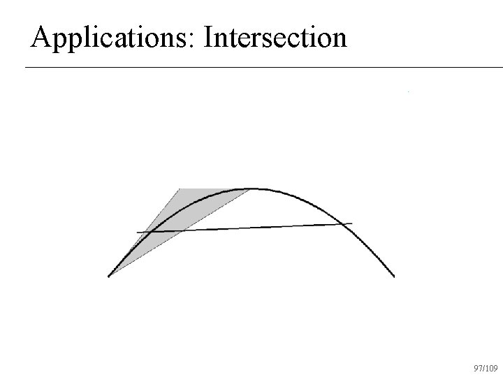 Applications: Intersection 97/109 