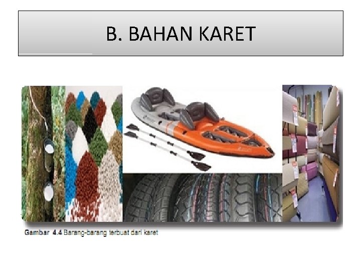 B. BAHAN KARET 
