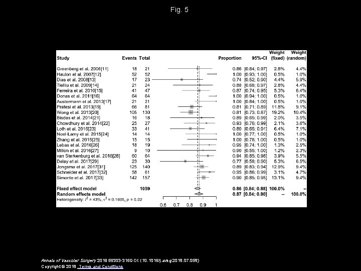 Fig. 5 Annals of Vascular Surgery 2019 56303 -316 DOI: (10. 1016/j. avsg. 2018.