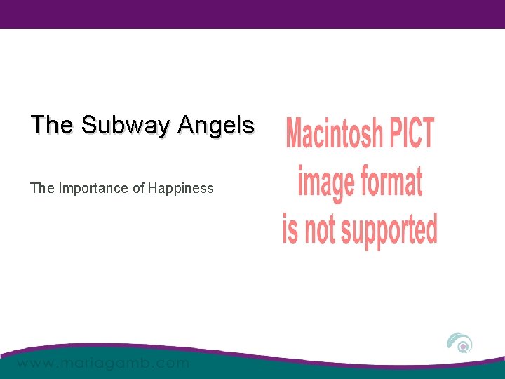 The Subway Angels The Importance of Happiness 