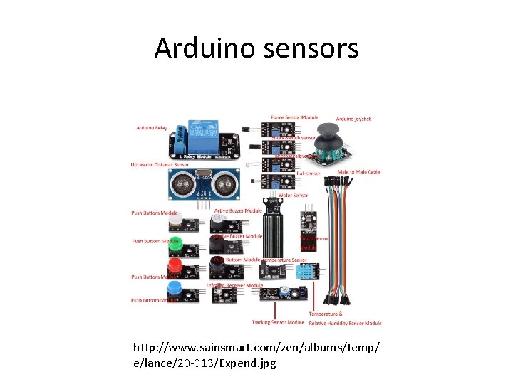 Arduino sensors http: //www. sainsmart. com/zen/albums/temp/ e/lance/20 -013/Expend. jpg 
