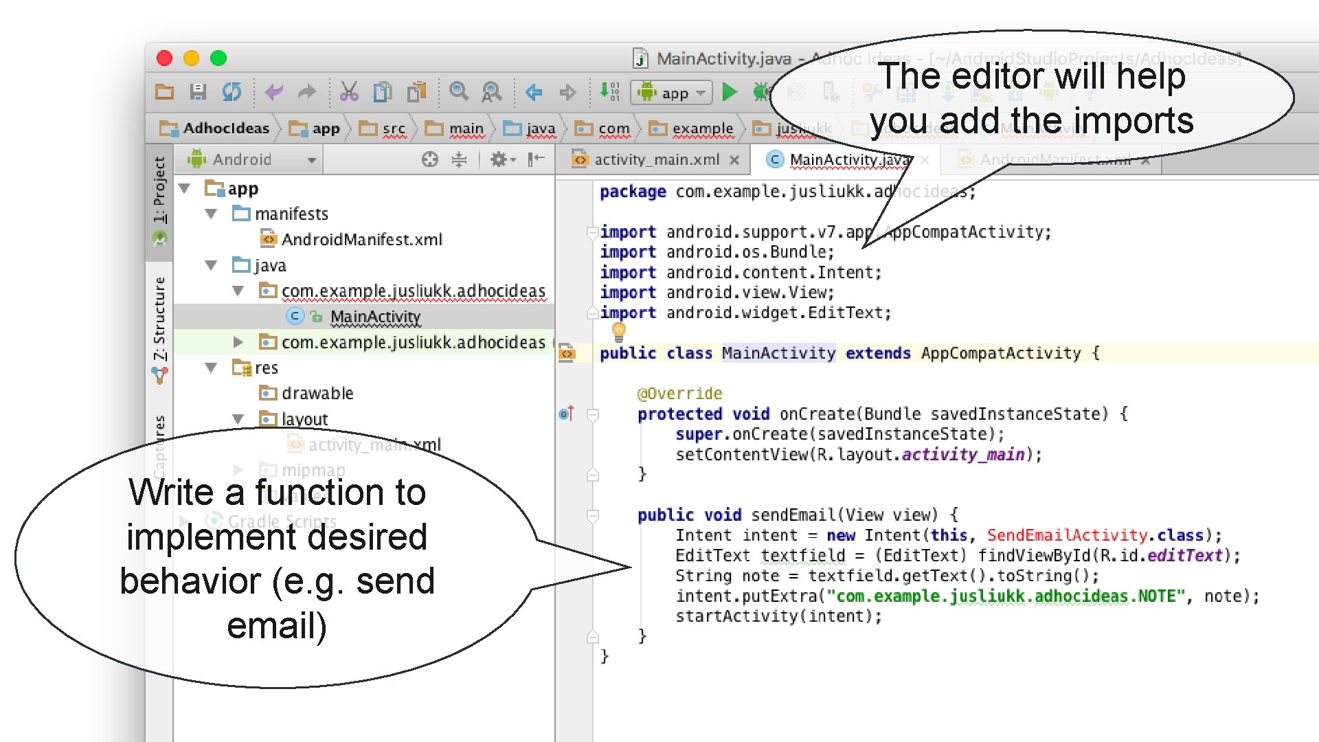 The editor will help you add the imports Write a function to implement desired