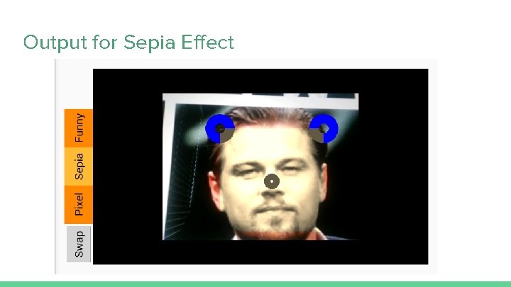 Output for Sepia Effect 