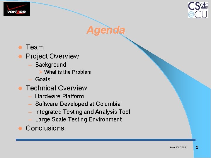 Agenda Team l Project Overview l – Background Ø What is the Problem –