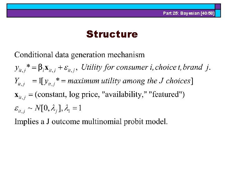 Part 25: Bayesian [40/58] Structure 