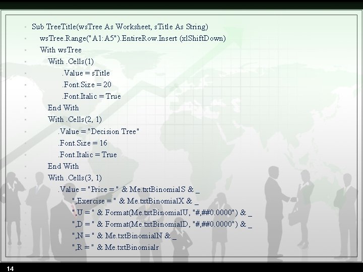  • • • • • 14 Sub Tree. Title(ws. Tree As Worksheet, s.