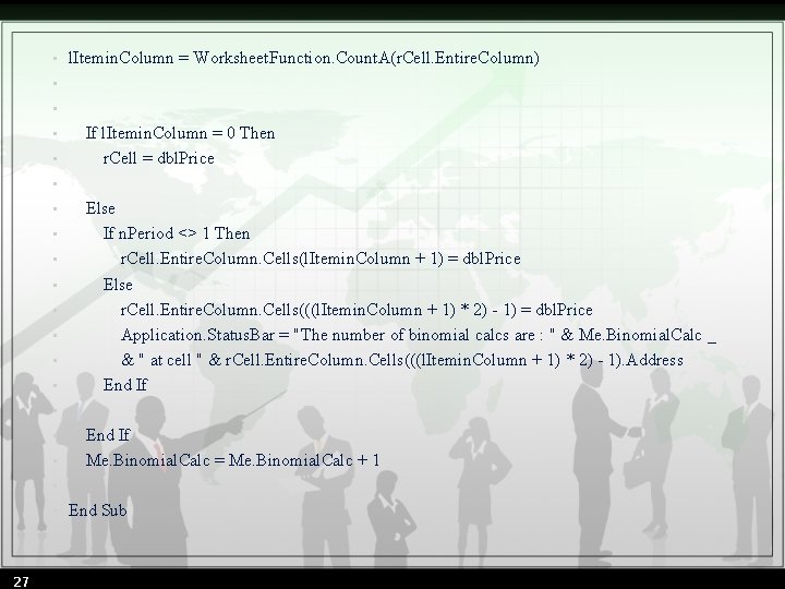  • • • • • 27 l. Itemin. Column = Worksheet. Function. Count.