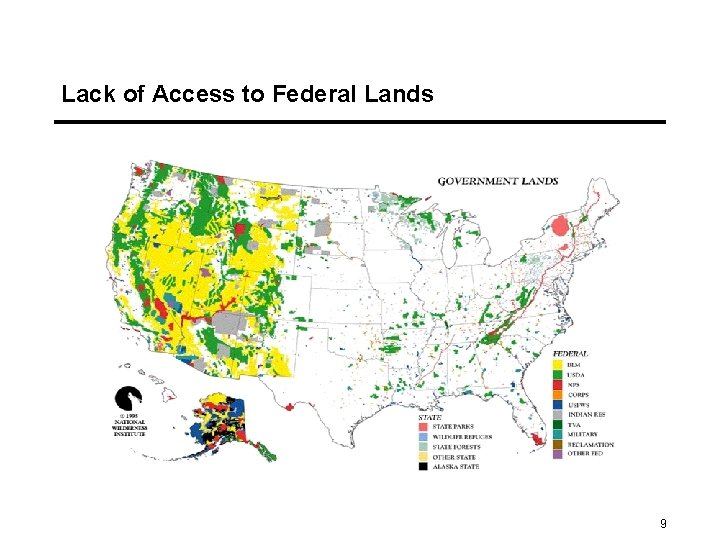 Lack of Access to Federal Lands 9 