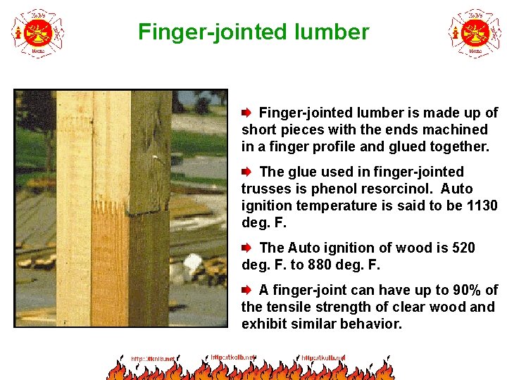 Finger-jointed lumber is made up of short pieces with the ends machined in a