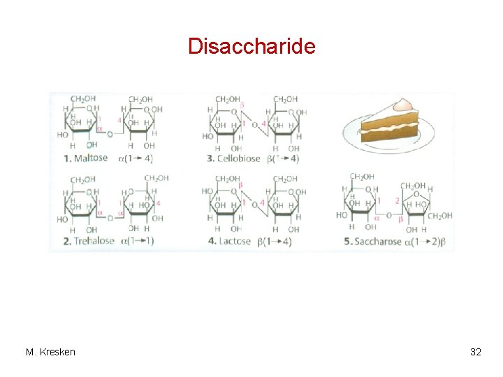Disaccharide M. Kresken 32 