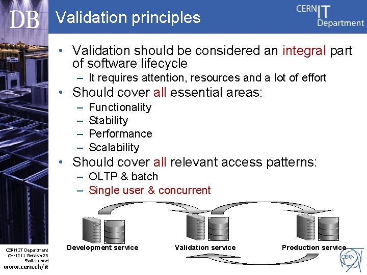 Validation principles • Validation should be considered an integral part of software lifecycle –