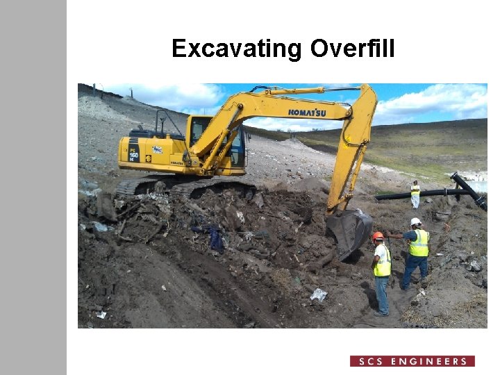 Excavating Overfill 