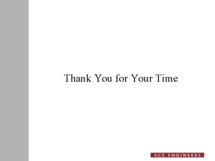 Thank You for Your Time 
