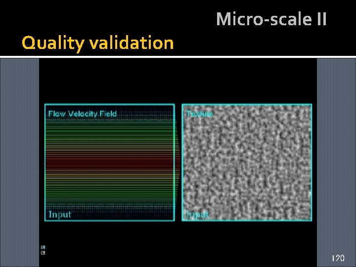 Quality validation Micro-scale II 120 