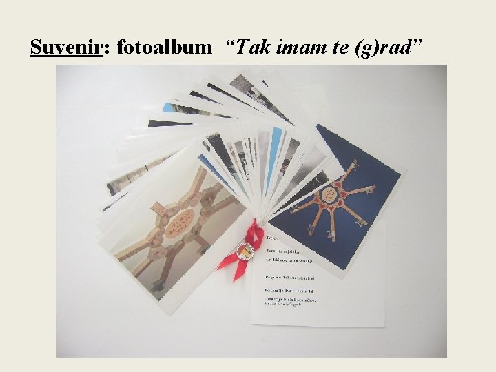 Suvenir: fotoalbum “Tak imam te (g)rad” 