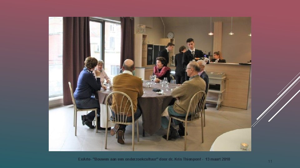 Ex. Arte- "Bouwen aan een onderzoekcultuur" door dr. Kris Thienpont - 13 maart 2018