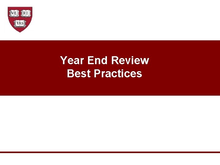Year End Review Best Practices 