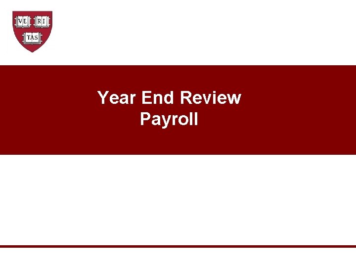 Year End Review Payroll 