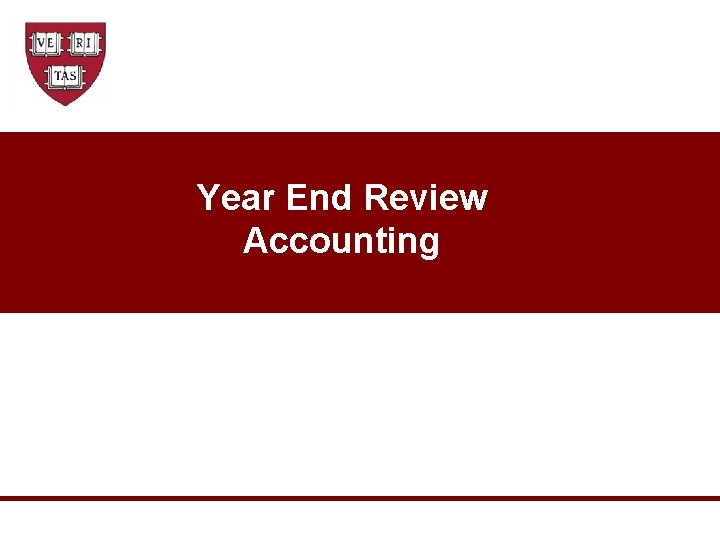 Year End Review Accounting 