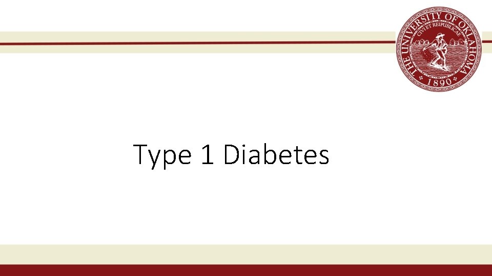 Type 1 Diabetes 